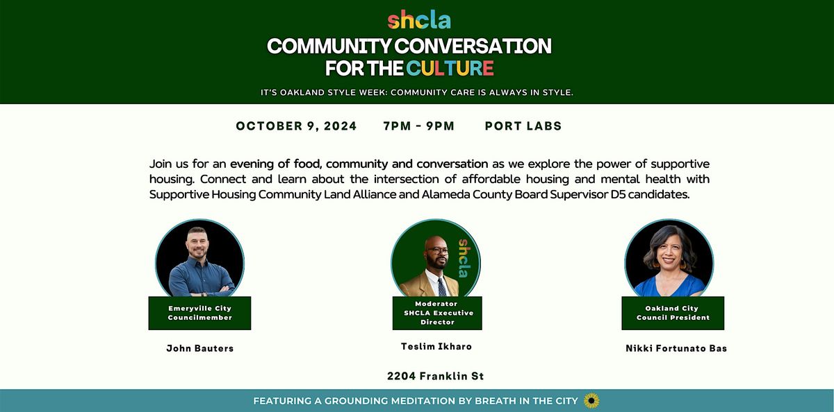 Oakland Style 2024: Community Conversation For the Culture