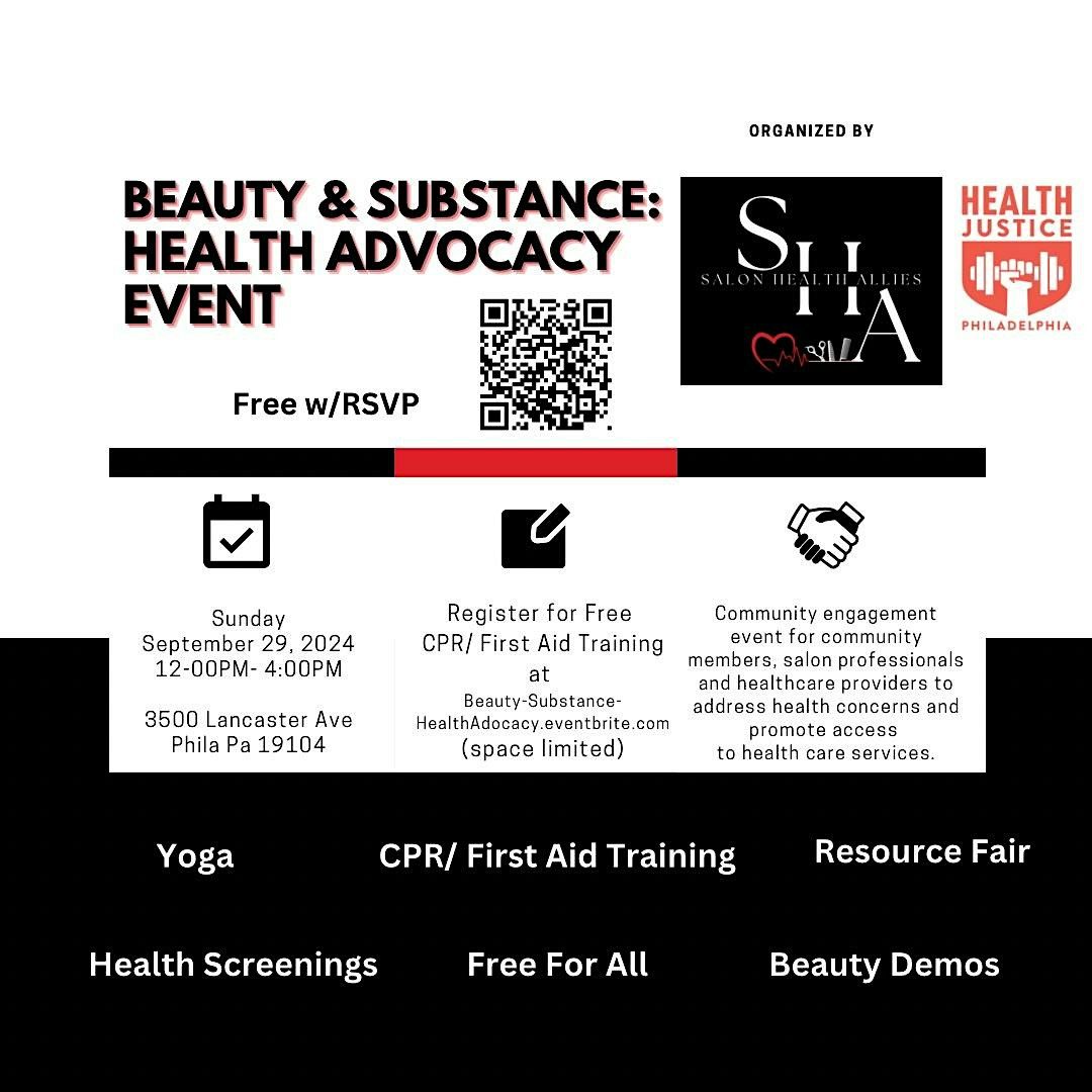 Beauty & Substance Health Advocacy Event