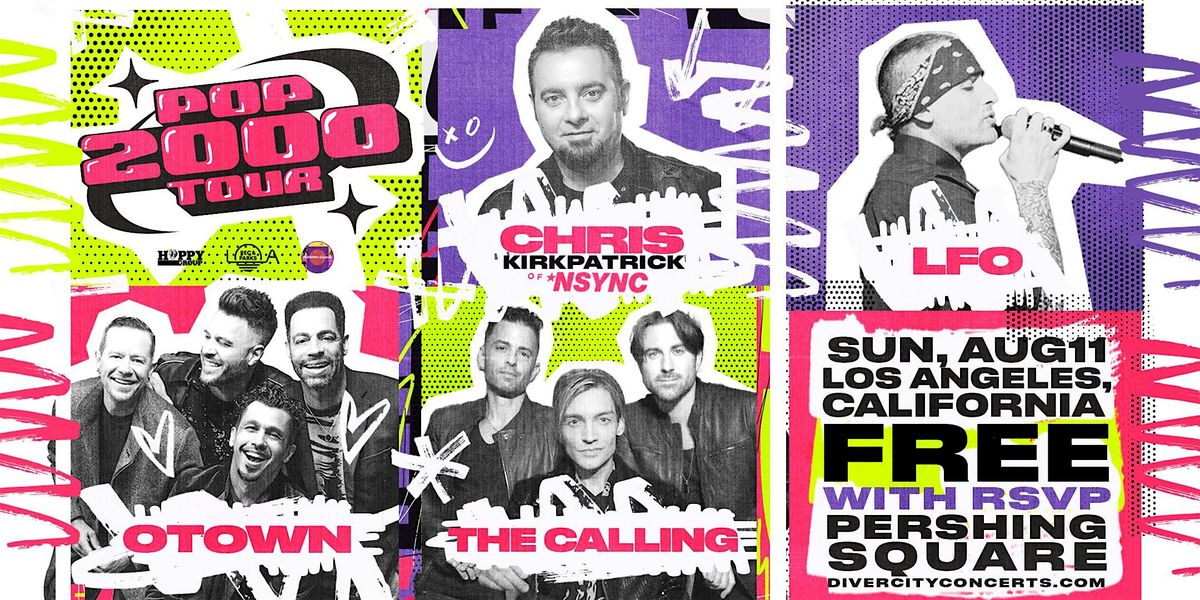 FREE Concert w\/ NSYNCs Chris Kirkpatrick, O-Town, The Calling, LFO Pop Tour