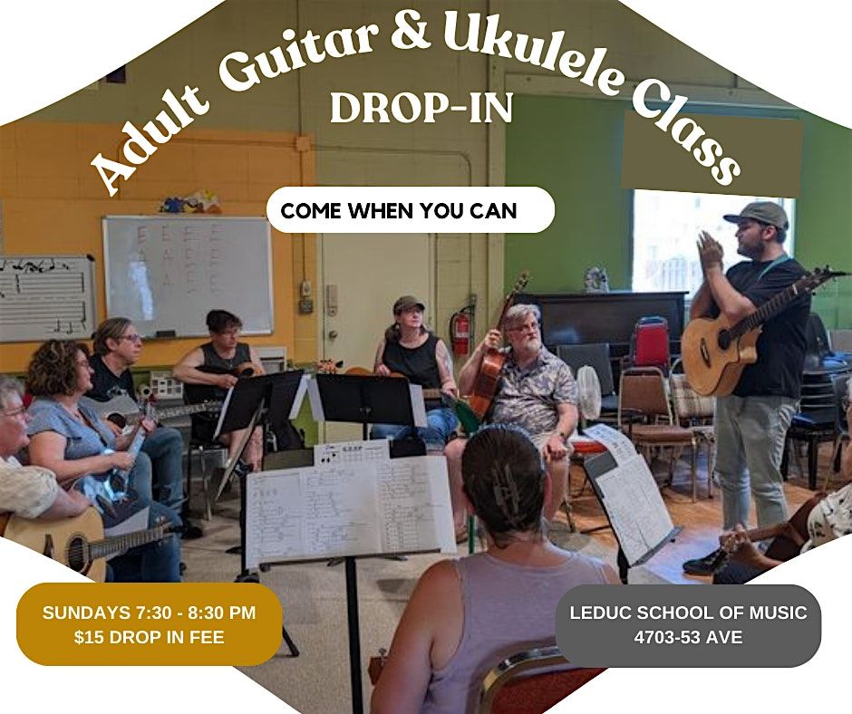 Drop-In Adult Guitar & Ukulele Classes