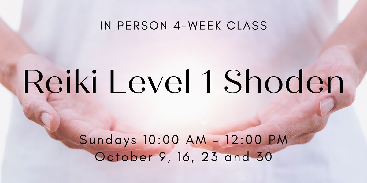 Reiki Level I Shoden Class October, North Shore Aikido, Northbrook, 9 