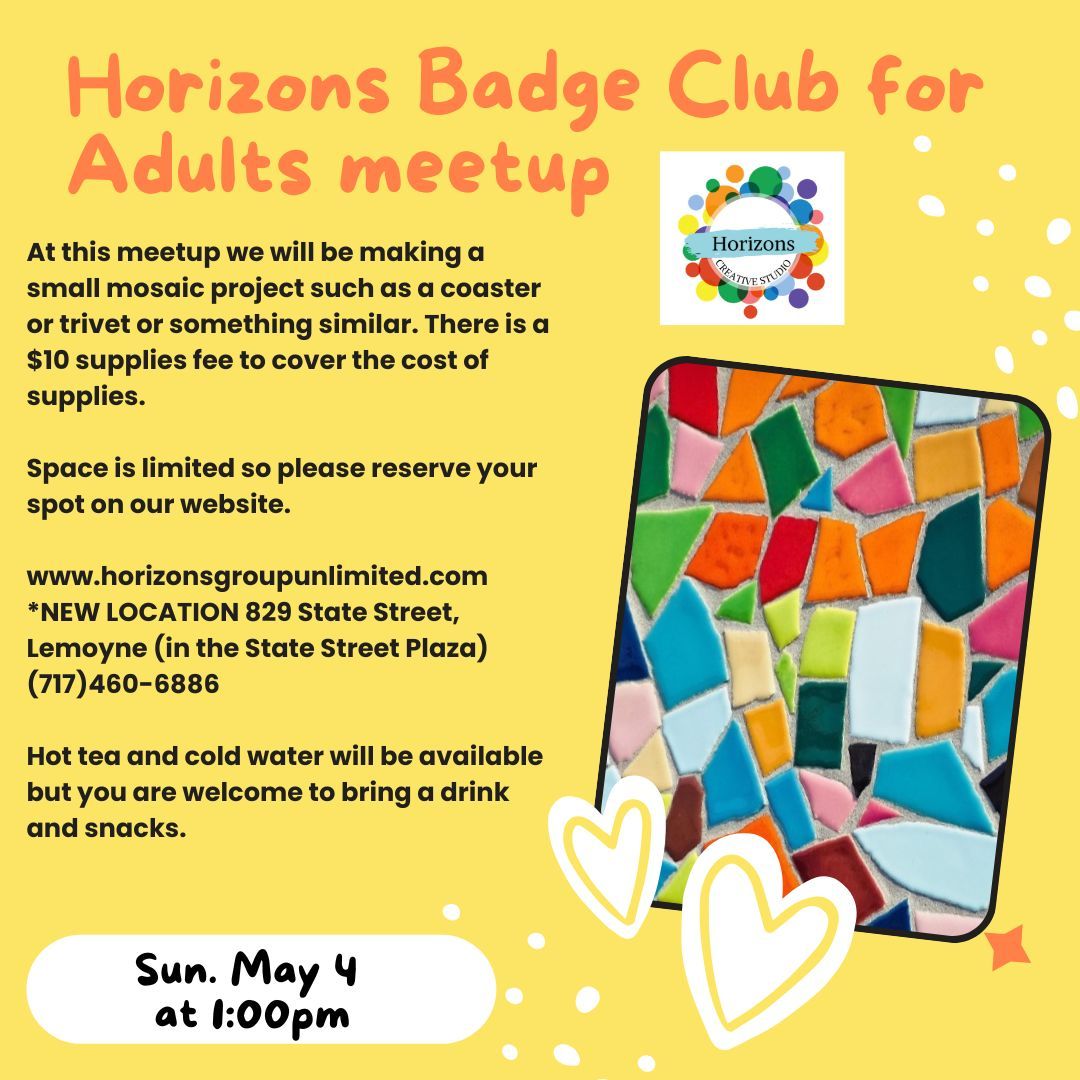 Badge Club for Adults Meetup 