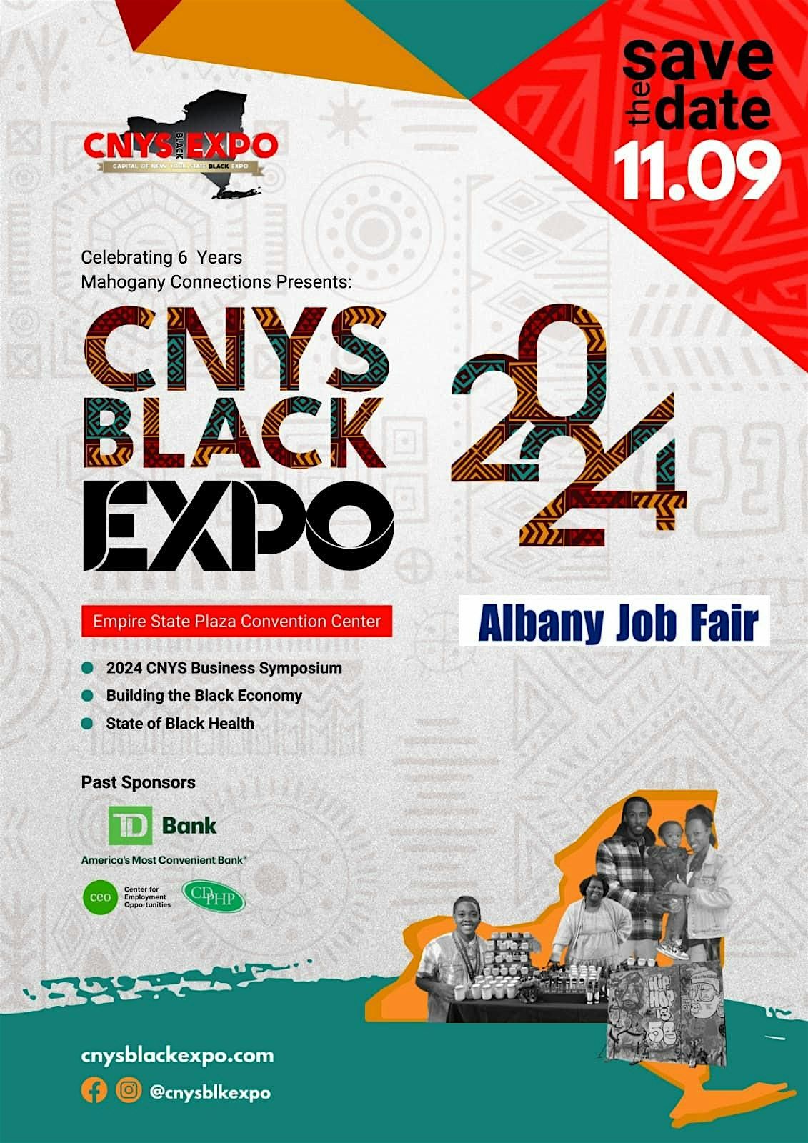 Albany Job Fair Saturday Nov 9, 2024 at the Empire State Plaza 10a-2p