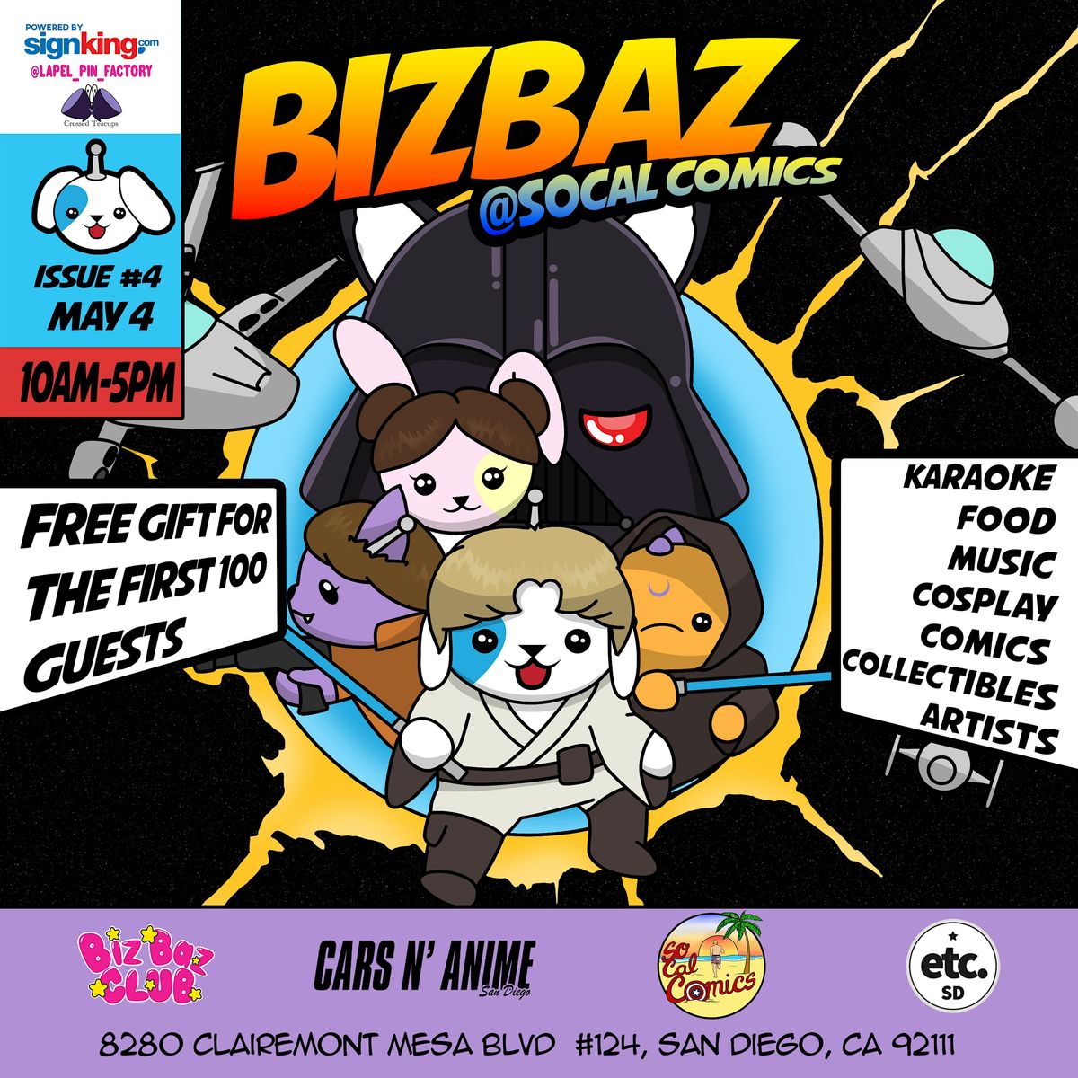 BizBaz @ SoCal Comics FREE COMIC BOOK DAY Mini-Con!