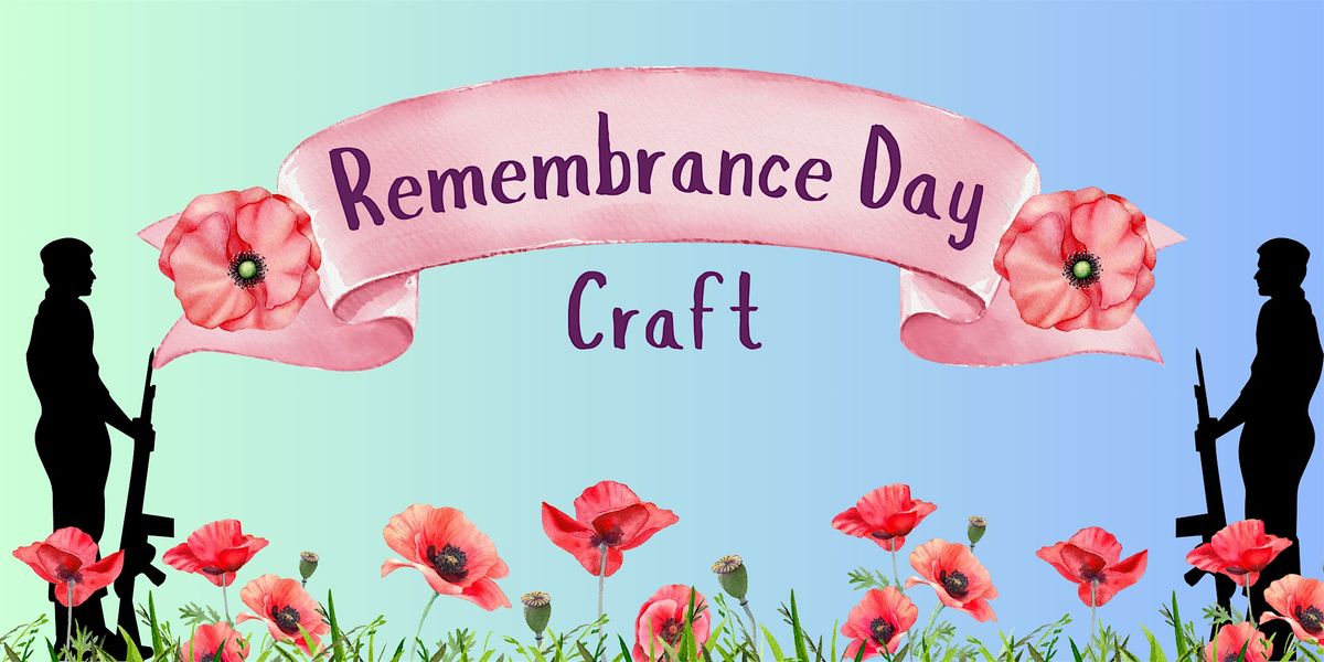 Armistice Day Craft at Hale End Library