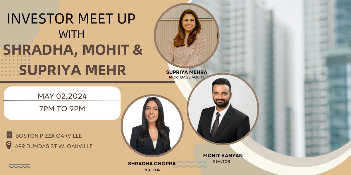 Investor meet up with Shradha, Mohit & Supriya
