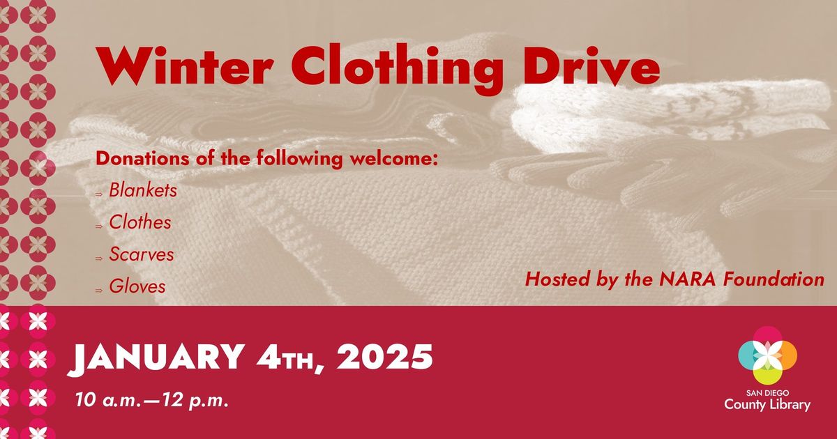 Winter Clothing Drive!