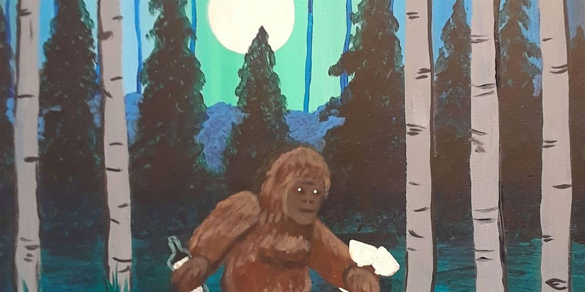 Wino Sasquatch - Paint and Sip by Classpop!\u2122