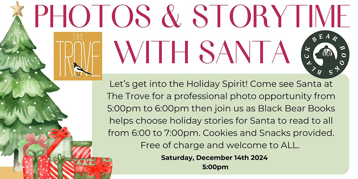 Photos and Storytime with Santa