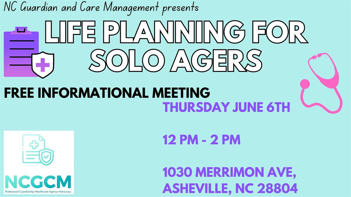 NCGCM: Life Plans for Solo Agers