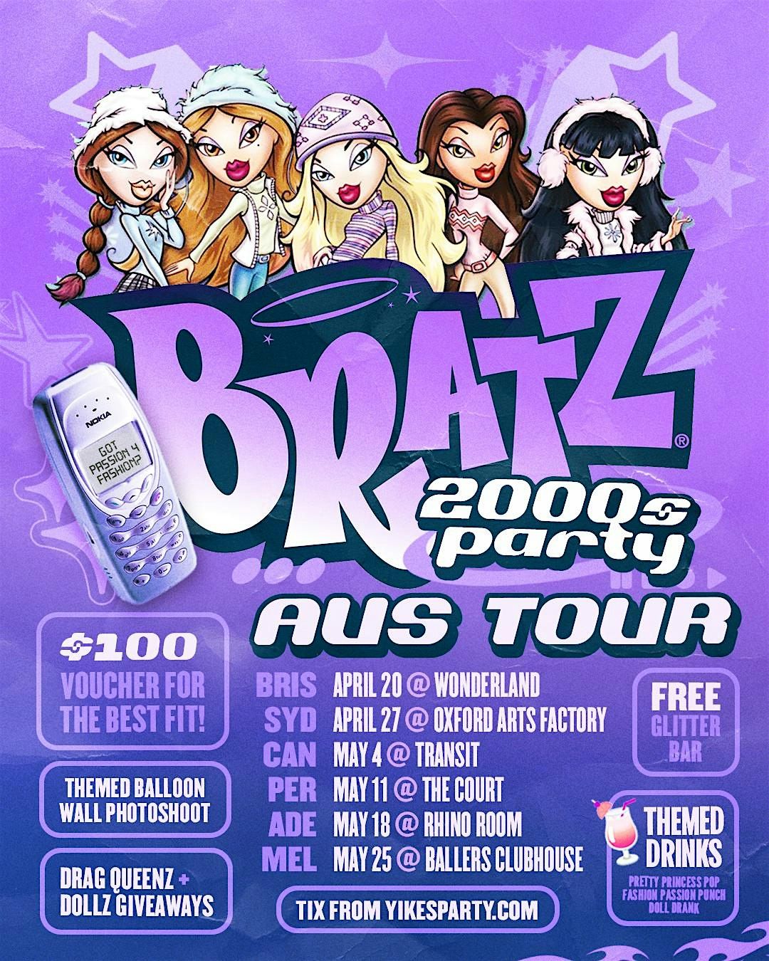 BRATZ 2000s Party Perth