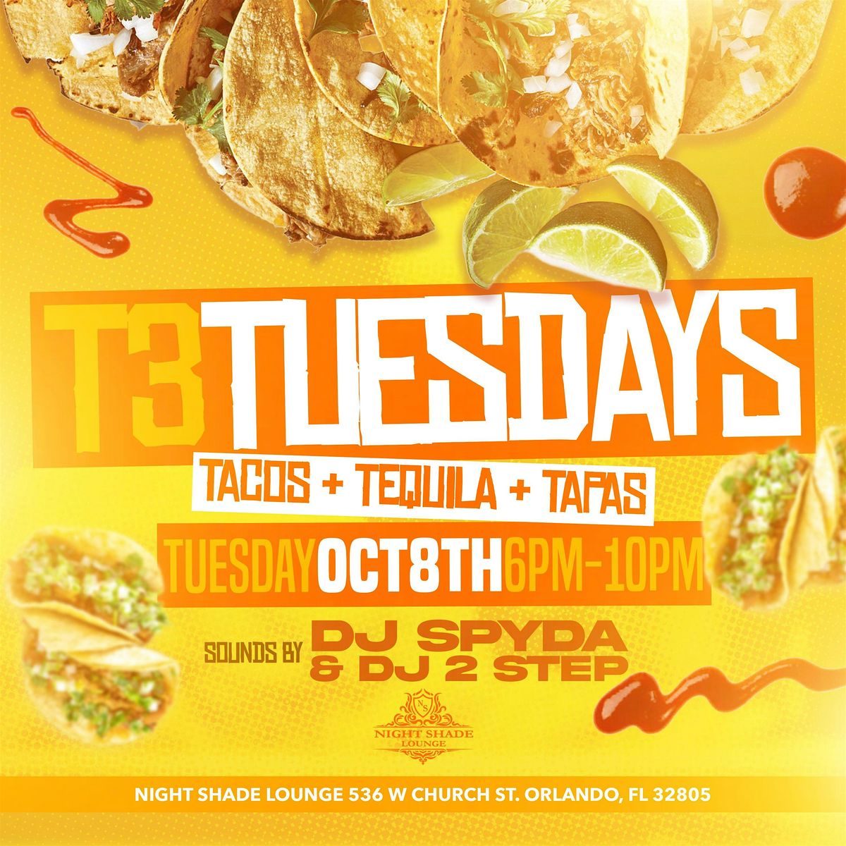 T3 Tuesdays: Tacos Tequila And Tapas