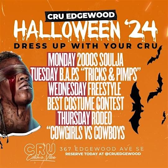 CRU \u2018O\u2019 WEEN WEEK