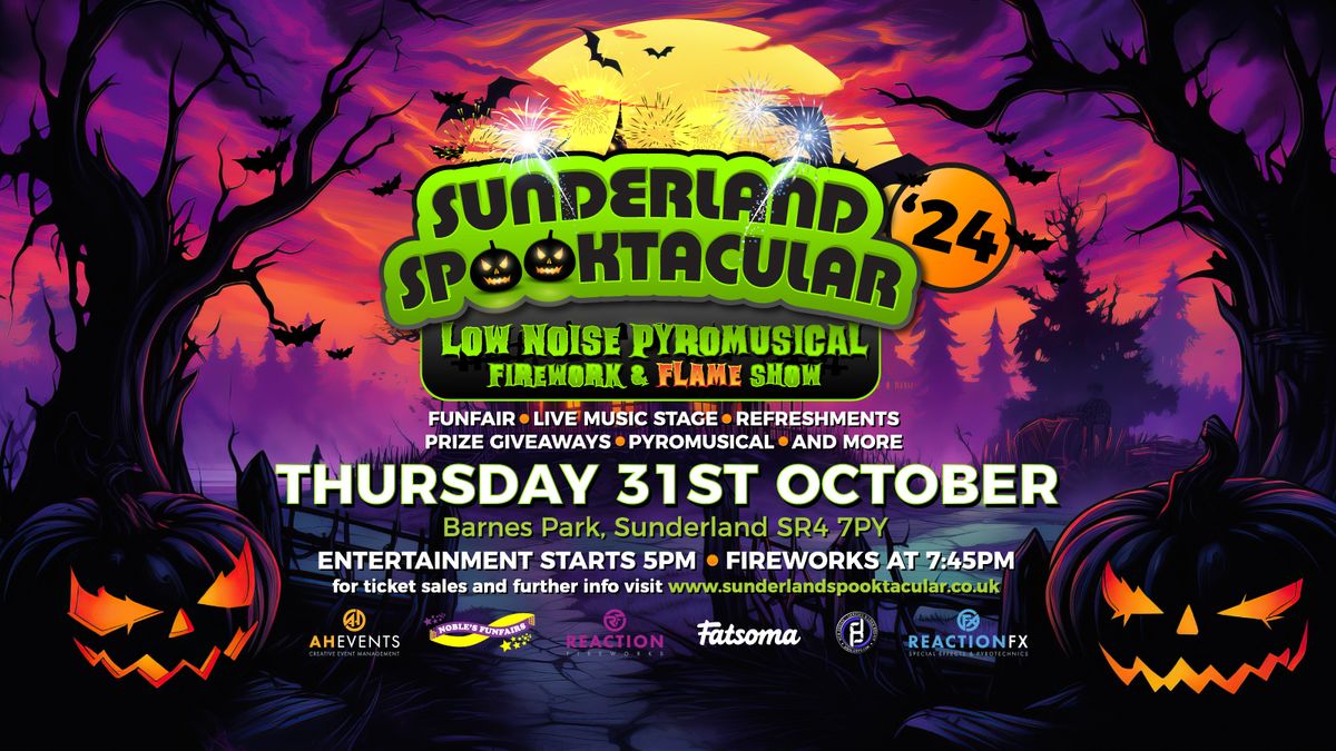 Sunderland Spooktacular Firework &amp; Flame Extravaganza! 2024