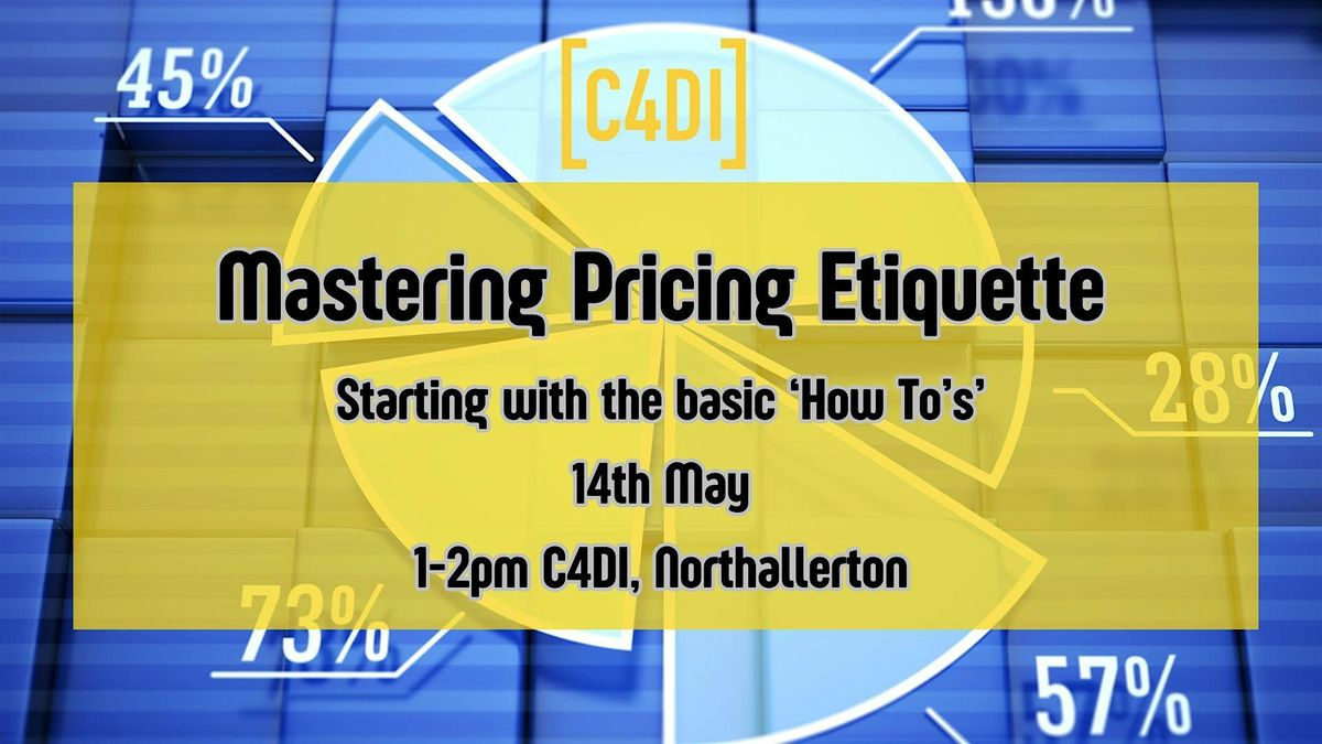 Mastering Pricing Etiquette: Starting with the basic How Tos, DL6 1AU ...
