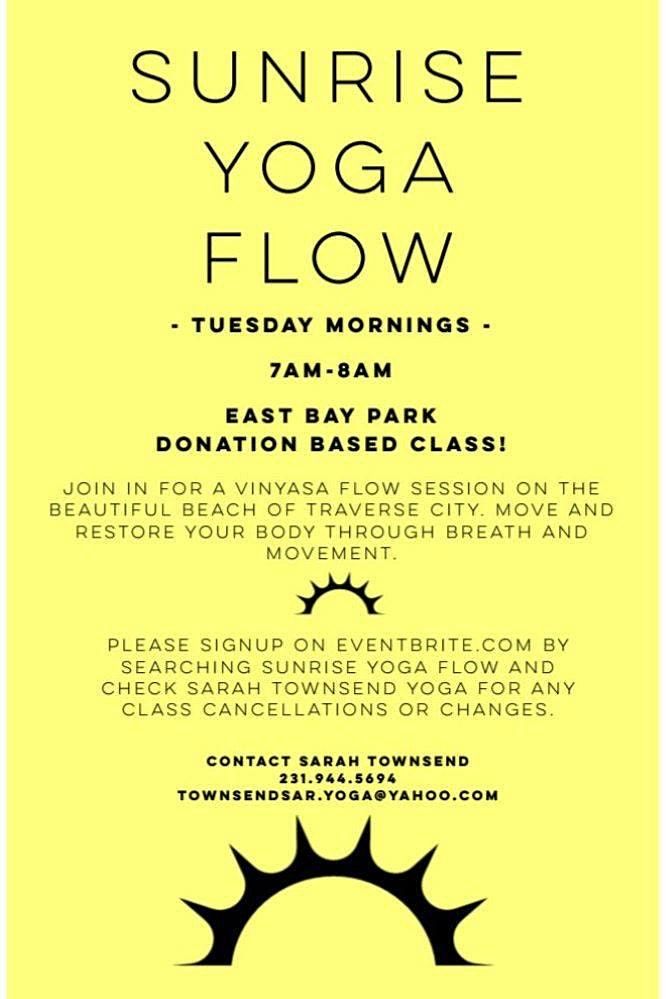 Sunrise Yoga Flow-East Bay Park!