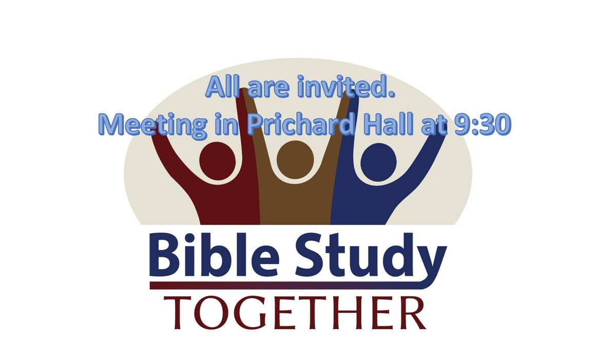 Bible Study. All are invited.