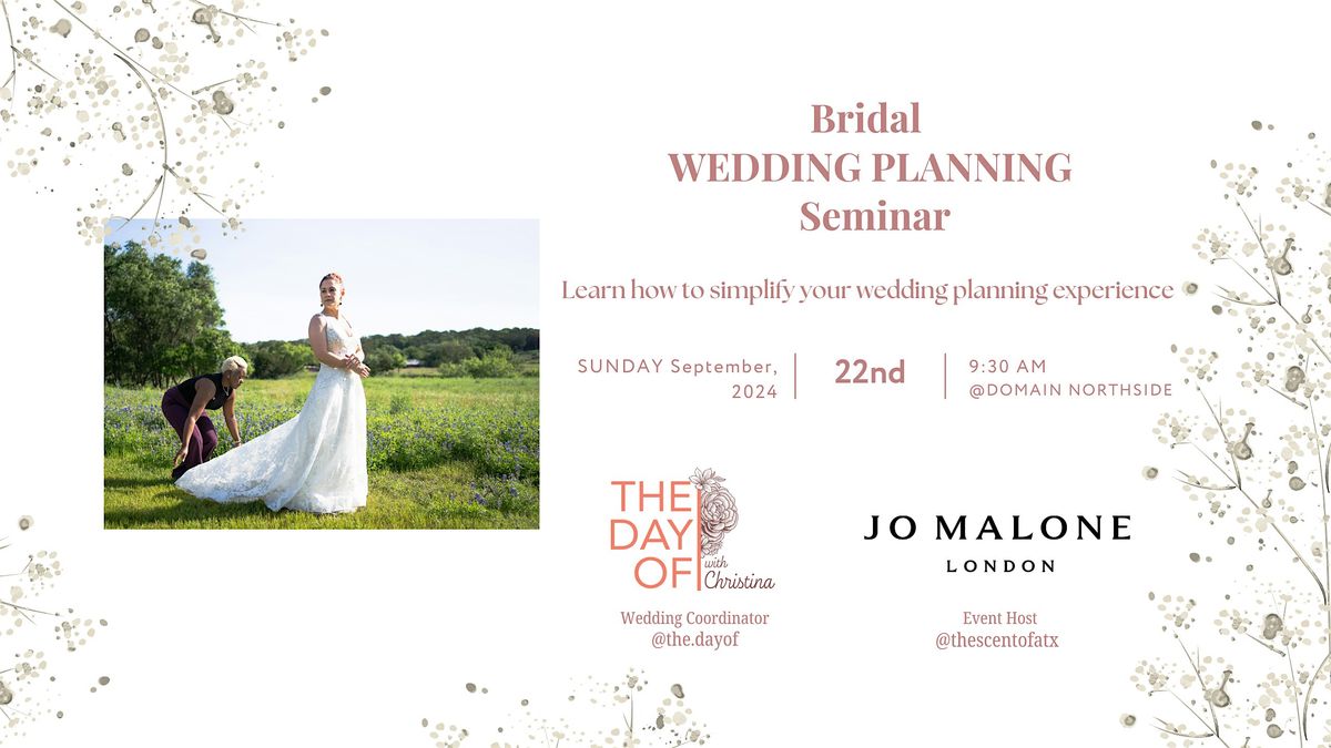 Bridal: Wedding Planning Seminar