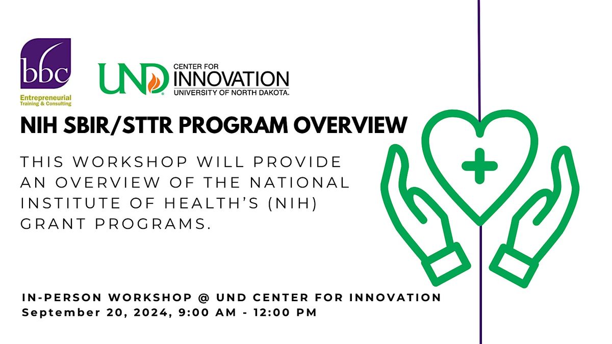 NIH SBIR\/STTR Program Overview Workshop