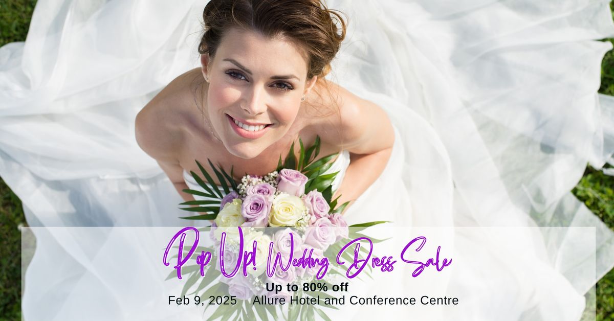 Barrie Pop Up Wedding Dress Sale