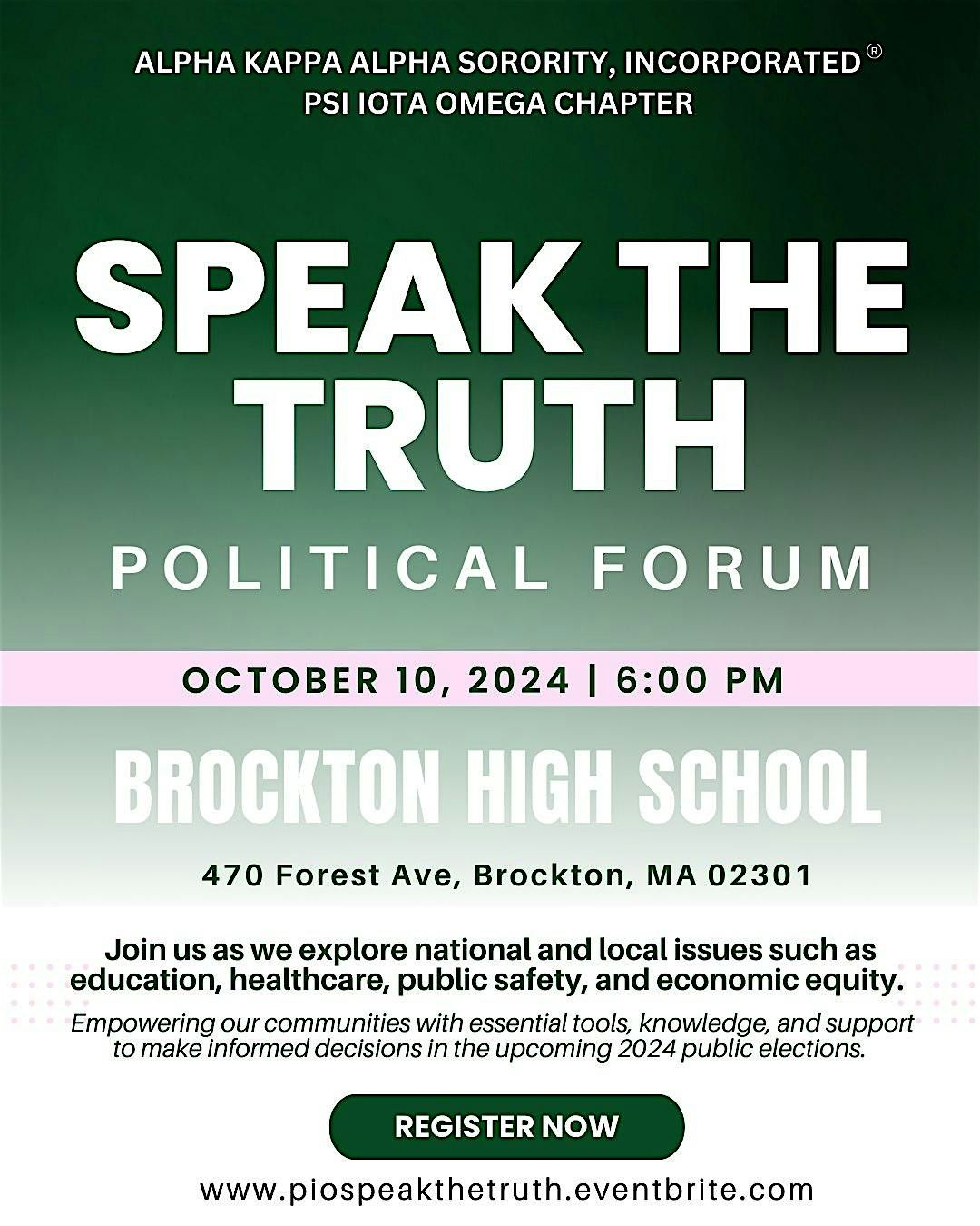 Speak the Truth Political Forum