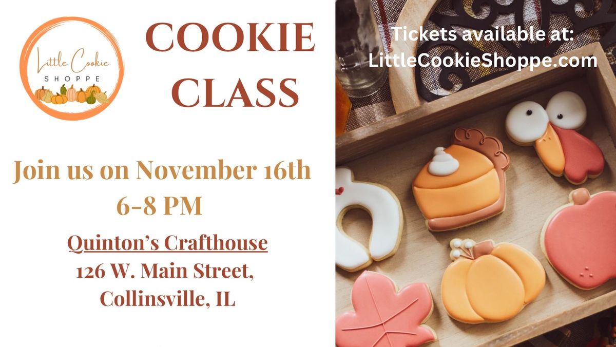 Thanksgiving Cookie Class