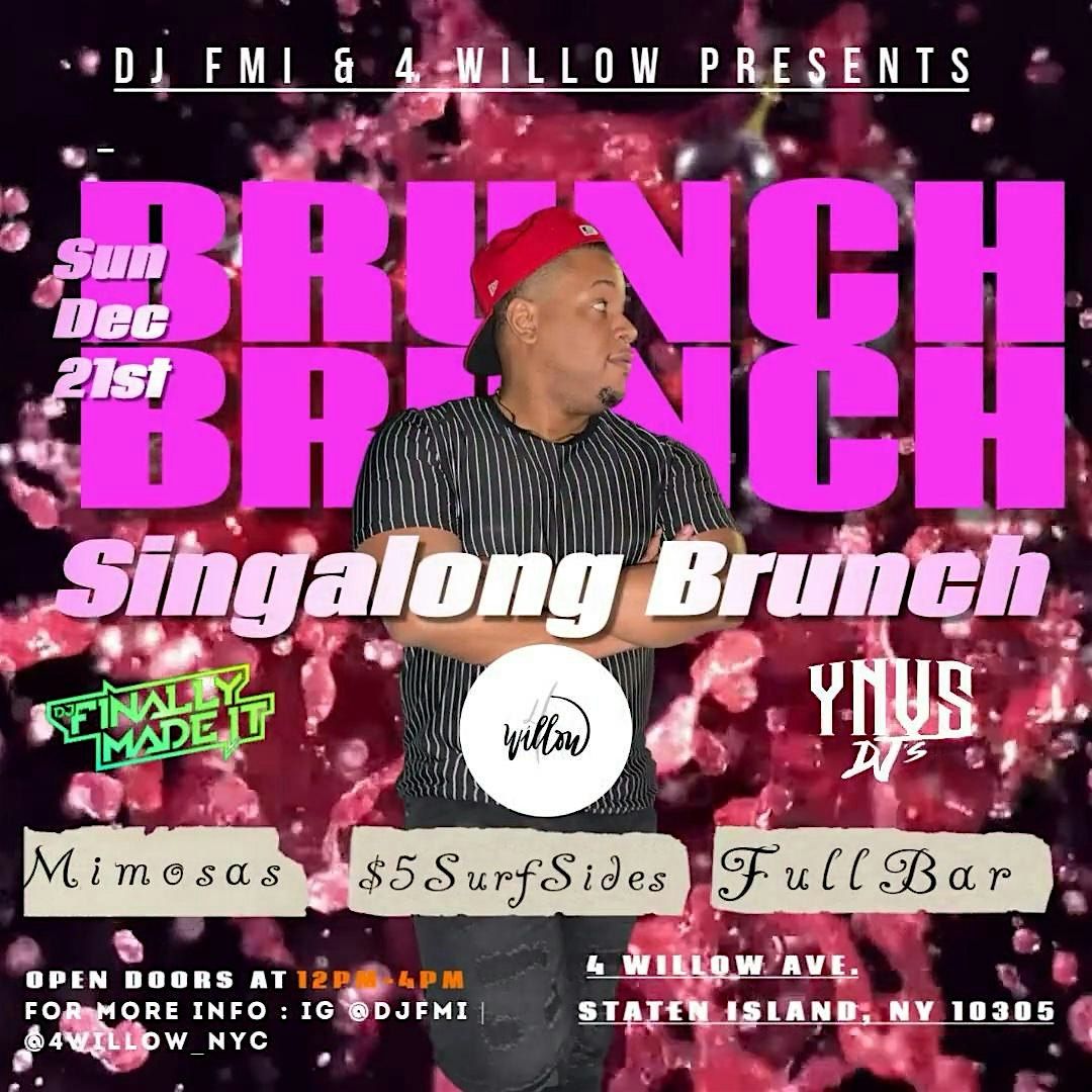 Sing-Along Brunch: Mimosas" Music & Good Vibes