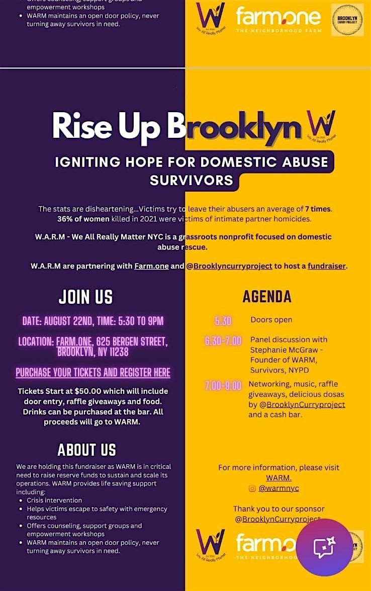 \u201cRise Up, Brooklyn: Igniting Hope for Domestic Abuse Survivors\u201d