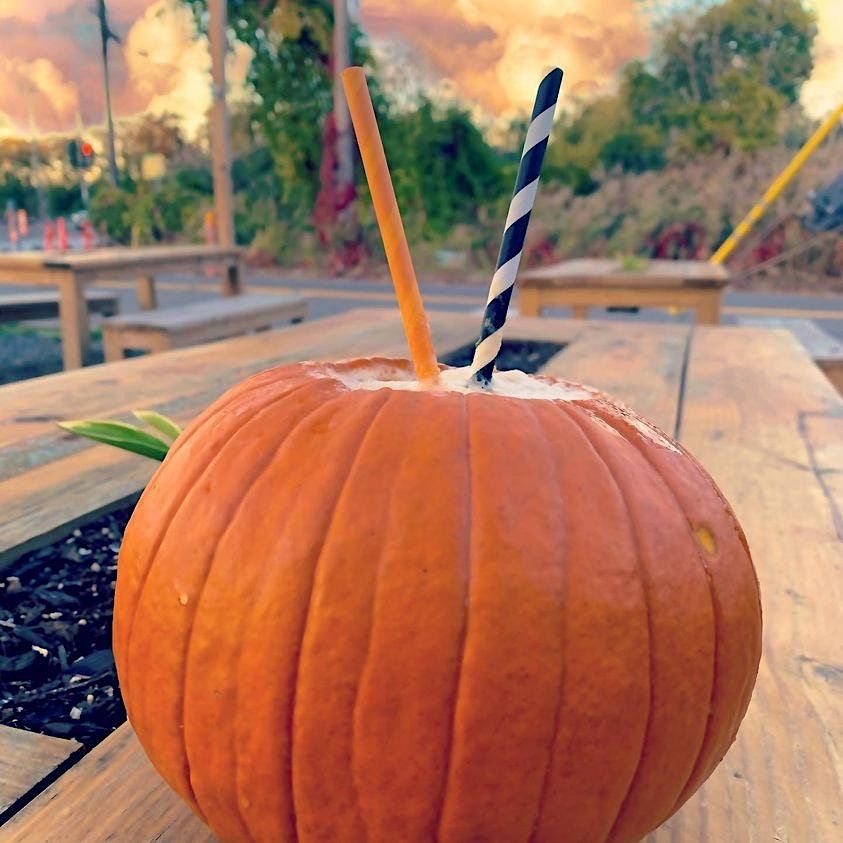 Pumpkin Carving w\/ Beer Fill