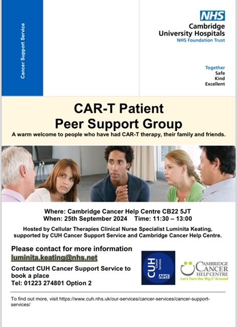 CAR-T Patient Peer Support Group