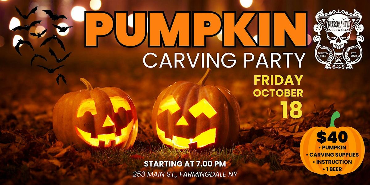 Pumpkin Carving Party | Necromantic Brew Co (Farmingdale)