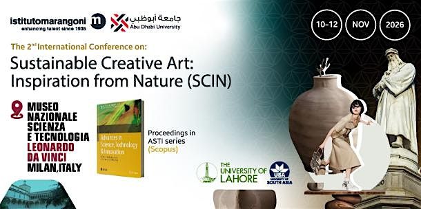 Sustainable Creative Art: Inspiration from Nature (SCIN) - 2nd edition