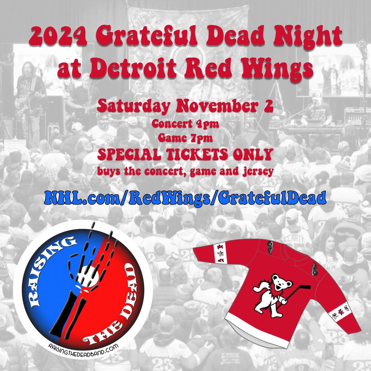 Grateful Dead Night at Detroit Red Wings