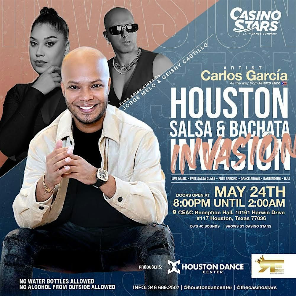 Houston Salsa & Bachata invasi\u00f3n ft. CARLOS GARC\u00cdA