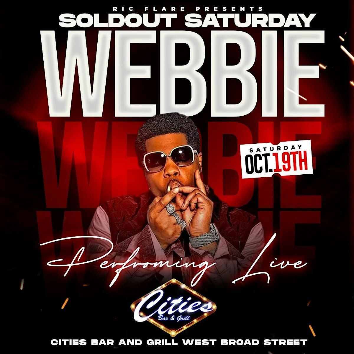 Cities Bar & Grill presents WEBBIE! Performing Live !