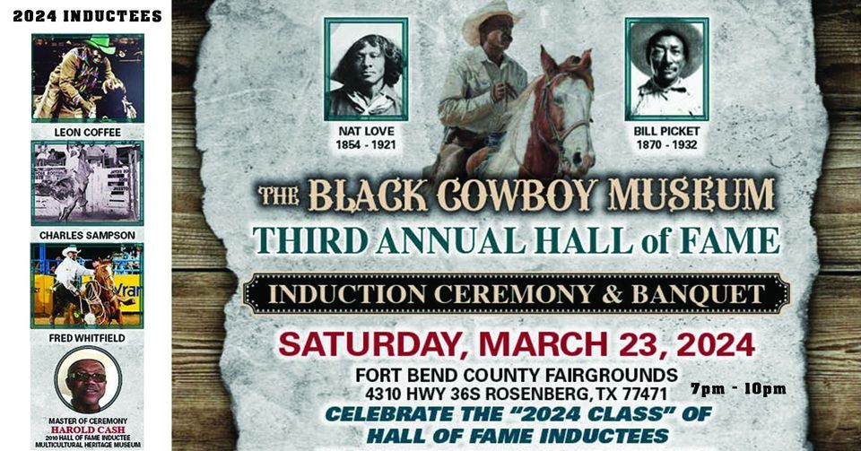 2024 Black Cowboy Museum Hall of Fame Banquet Ceremony, Fort Bend