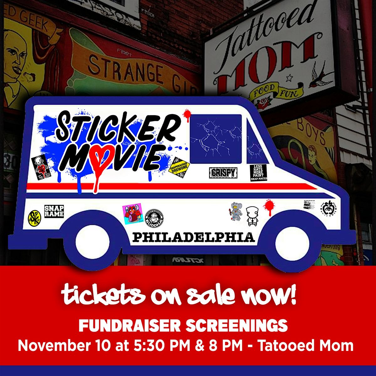 Sticker Movie Fundraiser Screenings  at Tmoms in Philly