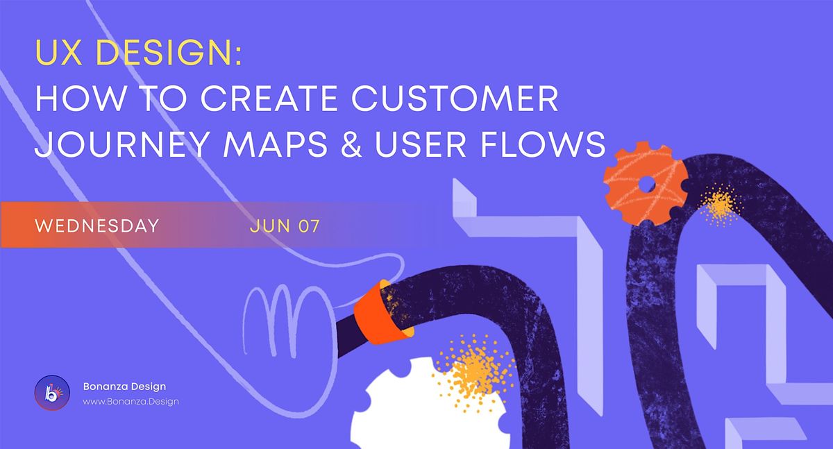 UX Design: How to create Customer Journey Maps & User Flows, Online, 7 ...