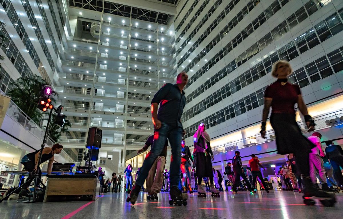 Museumnacht Den Haag: RollerSkateDisco Atrium Den Haag