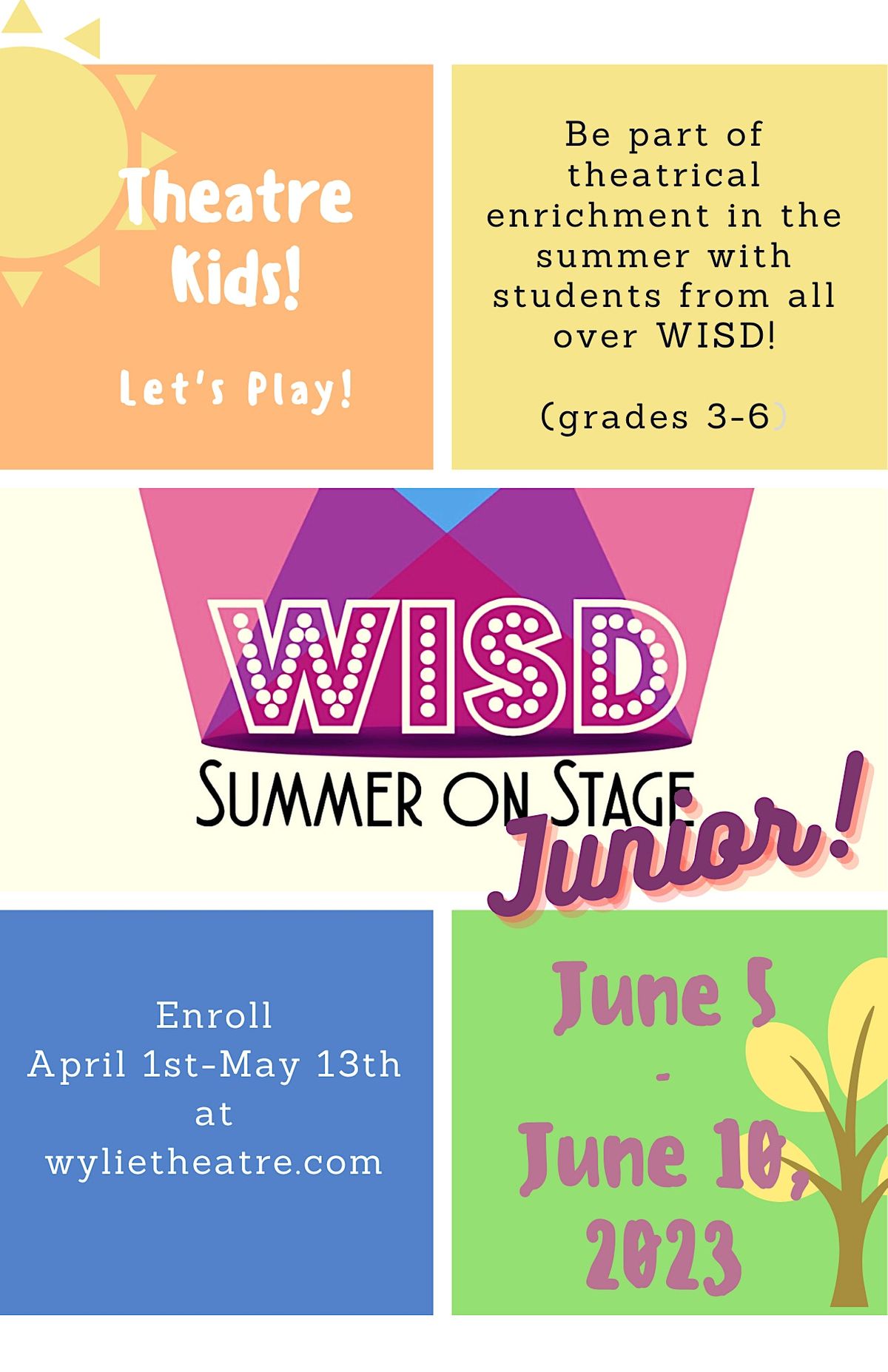 WISD Summer on Stage JUNIOR 2023