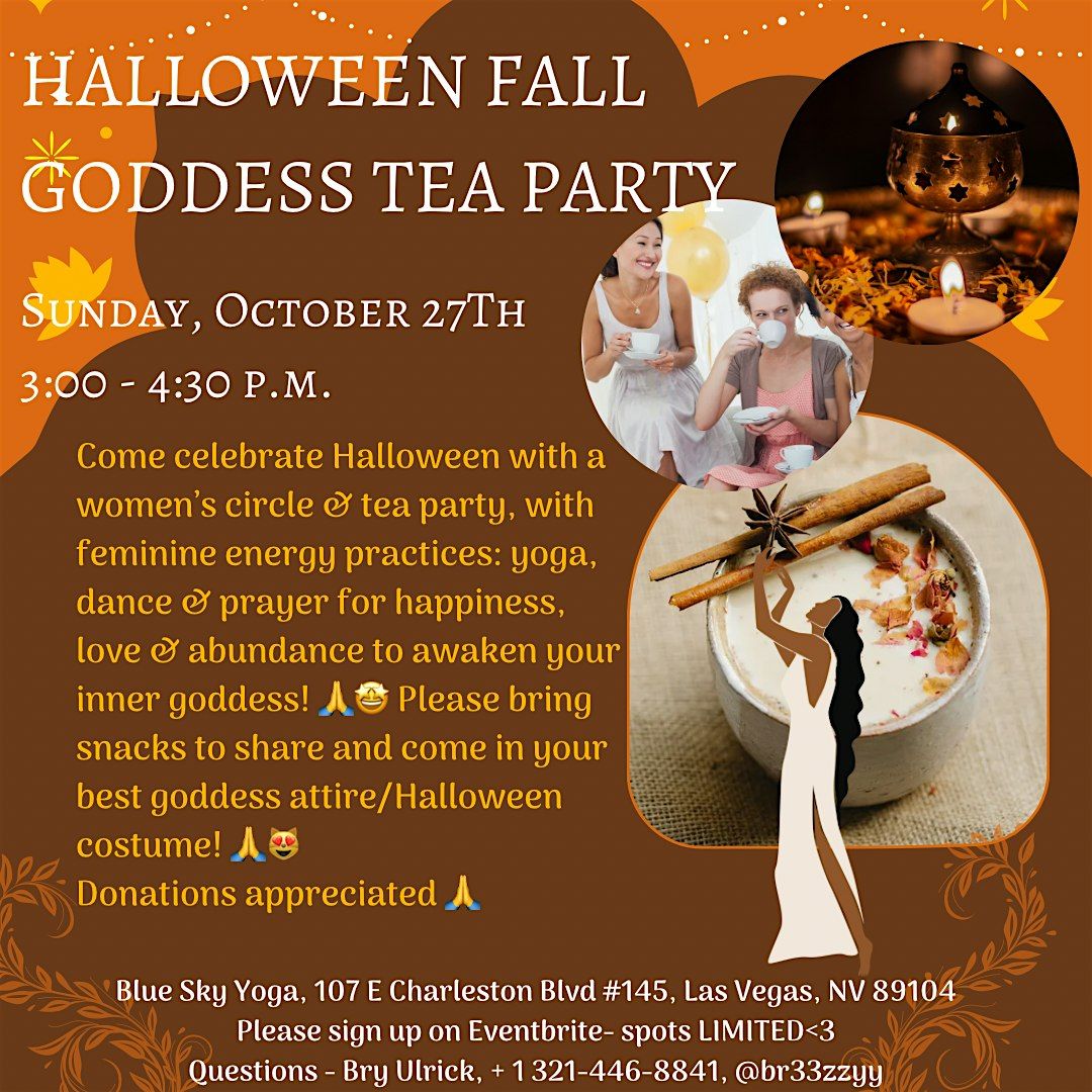 Halloween Fall Goddess Tea Party