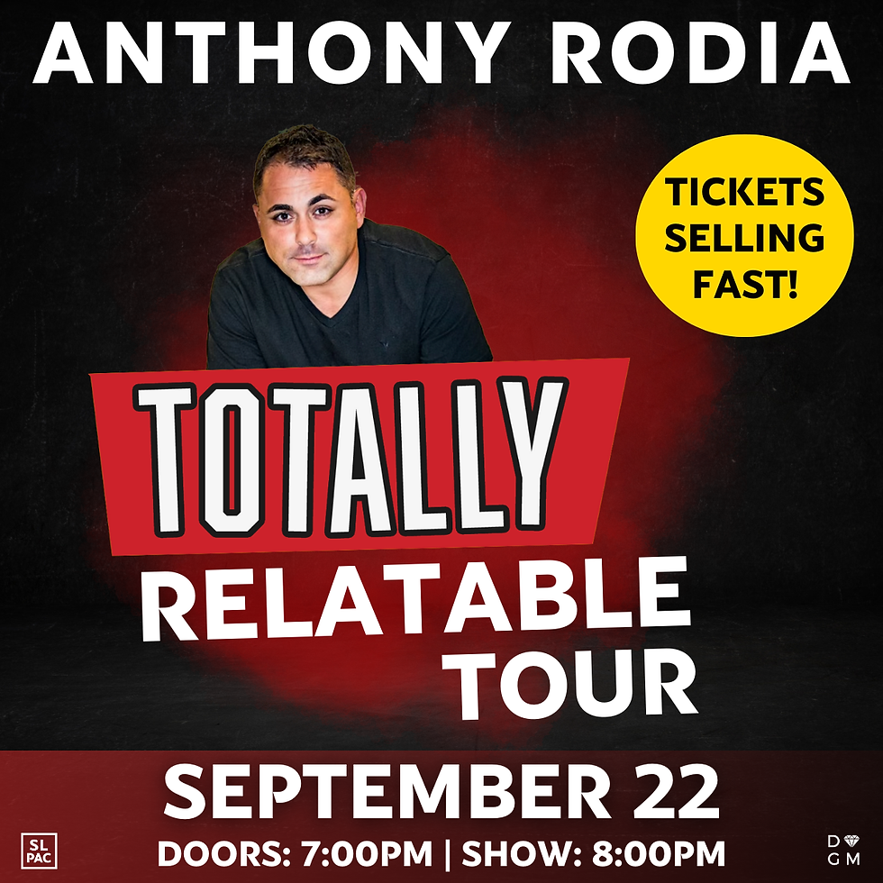 Anthony Rodia at Community Theatre at Mayo Performing Arts Center