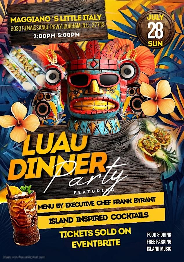 Maggiano's Durham Luau Party