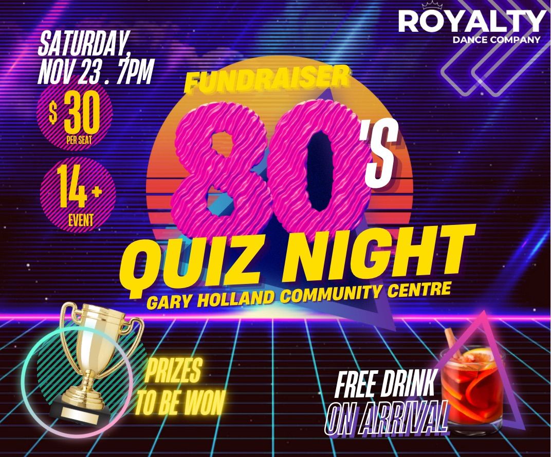 80's QUIZ NIGHT \ud83e\udea9 \ud83d\udd7a\ud83c\udffb 