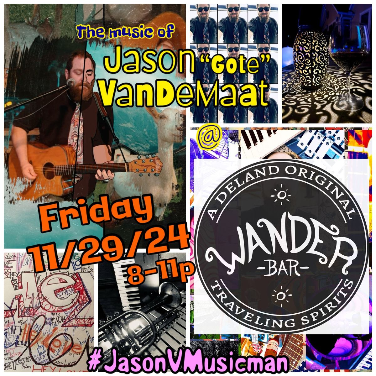 Jason V. \u201cGote\u201d @ Wander Bar, Deland 