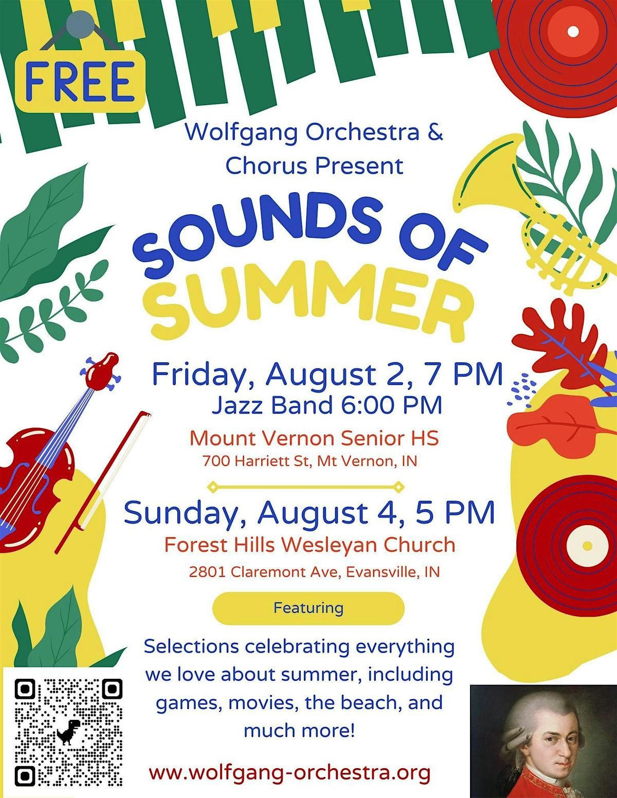 Wolfgang Orchestra & Chorus Summer Concert Series- Evansville