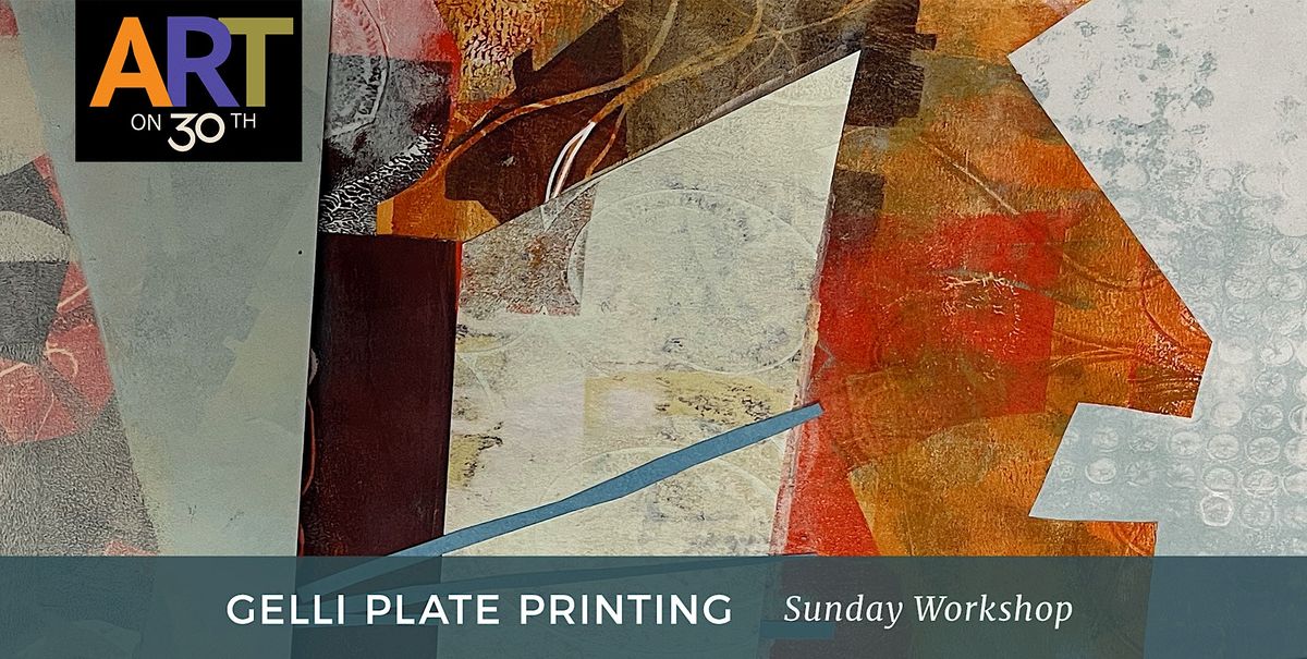 Gelli Plate Printing Workshop with Robin Roberts