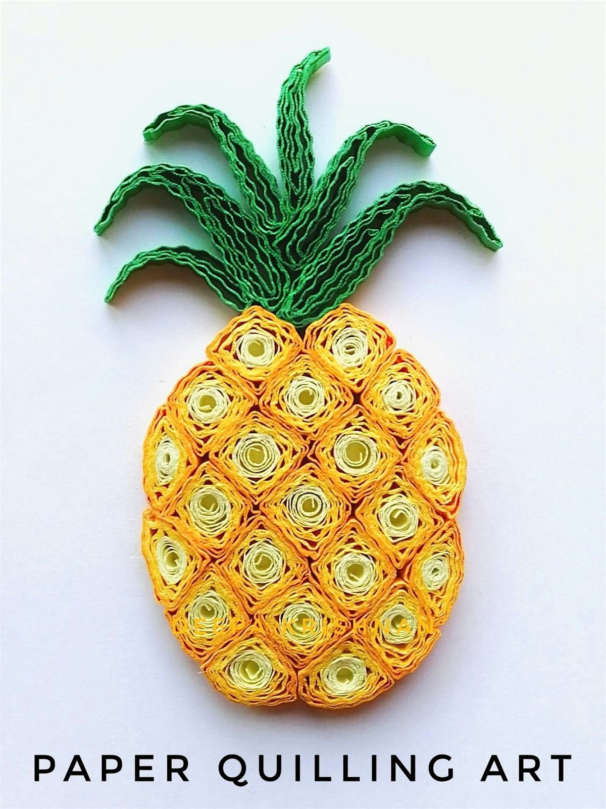 Virtual: Pineapple - Paper Quilling