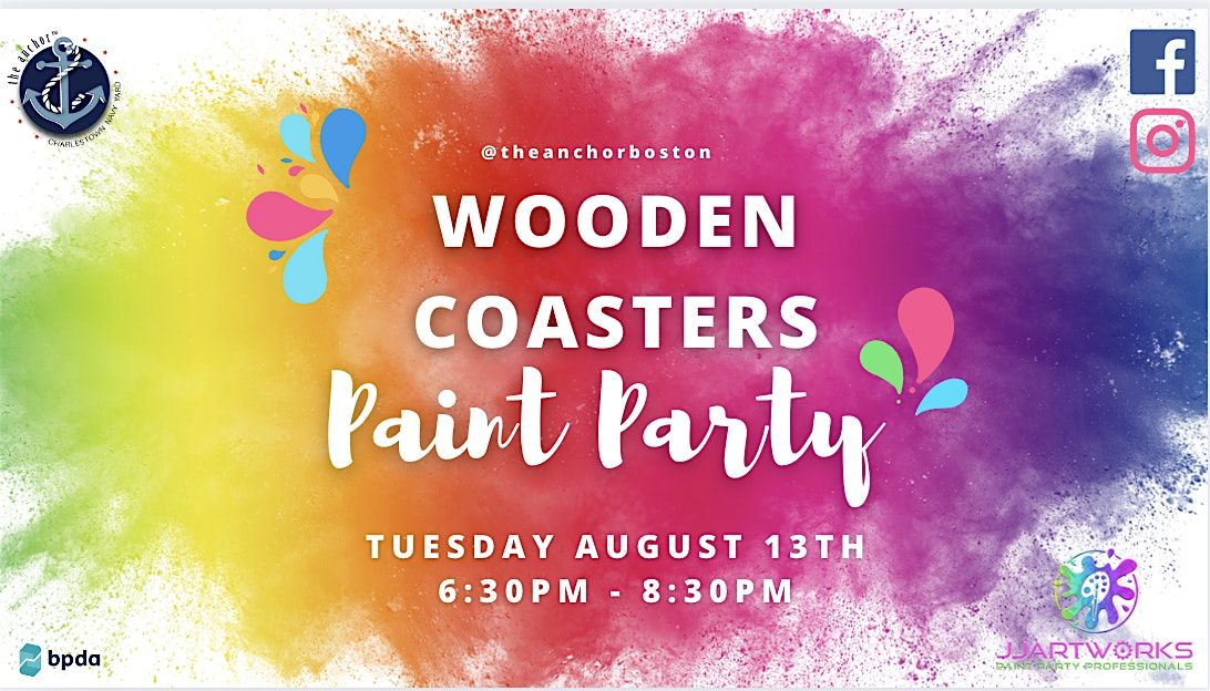 Inspirational Wood Blocks Paint Party @ The Anchor