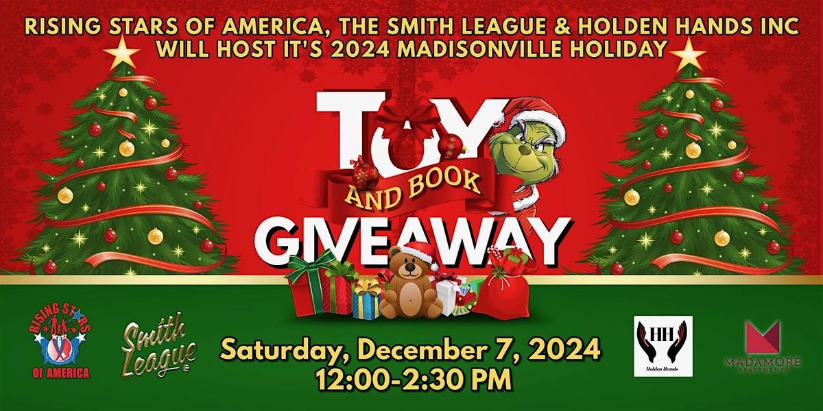 MADISONVILLE HOLIDAY TOY AND BOOK GIVEAWAY 2024